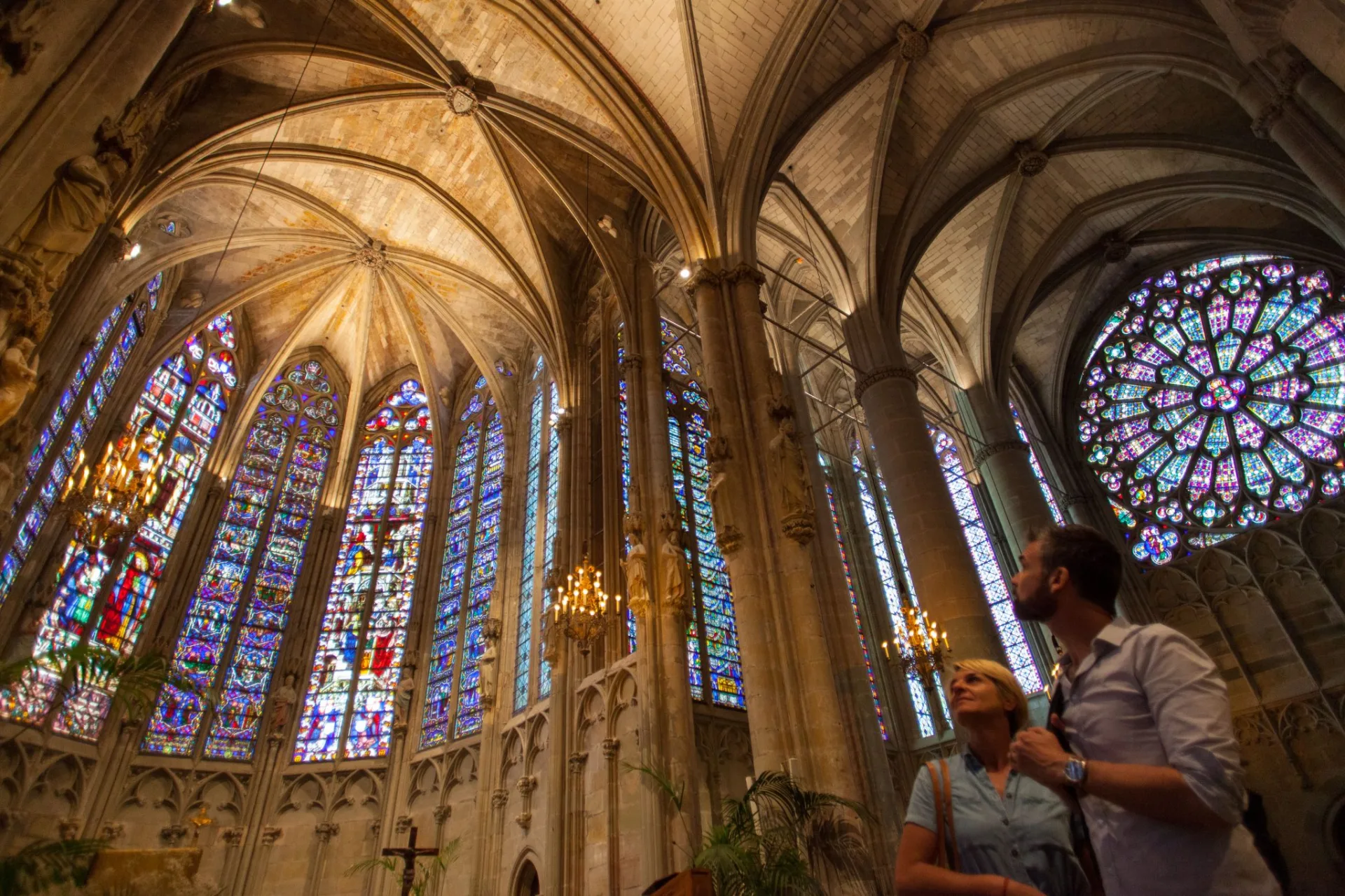 La basilique Saint Nazaire , cité de Carcassonne