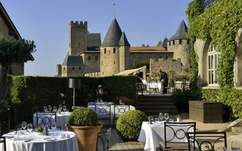 Restaurants dans la cité de Carcassonne