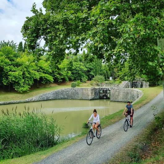 Le canal du Midi à vélo